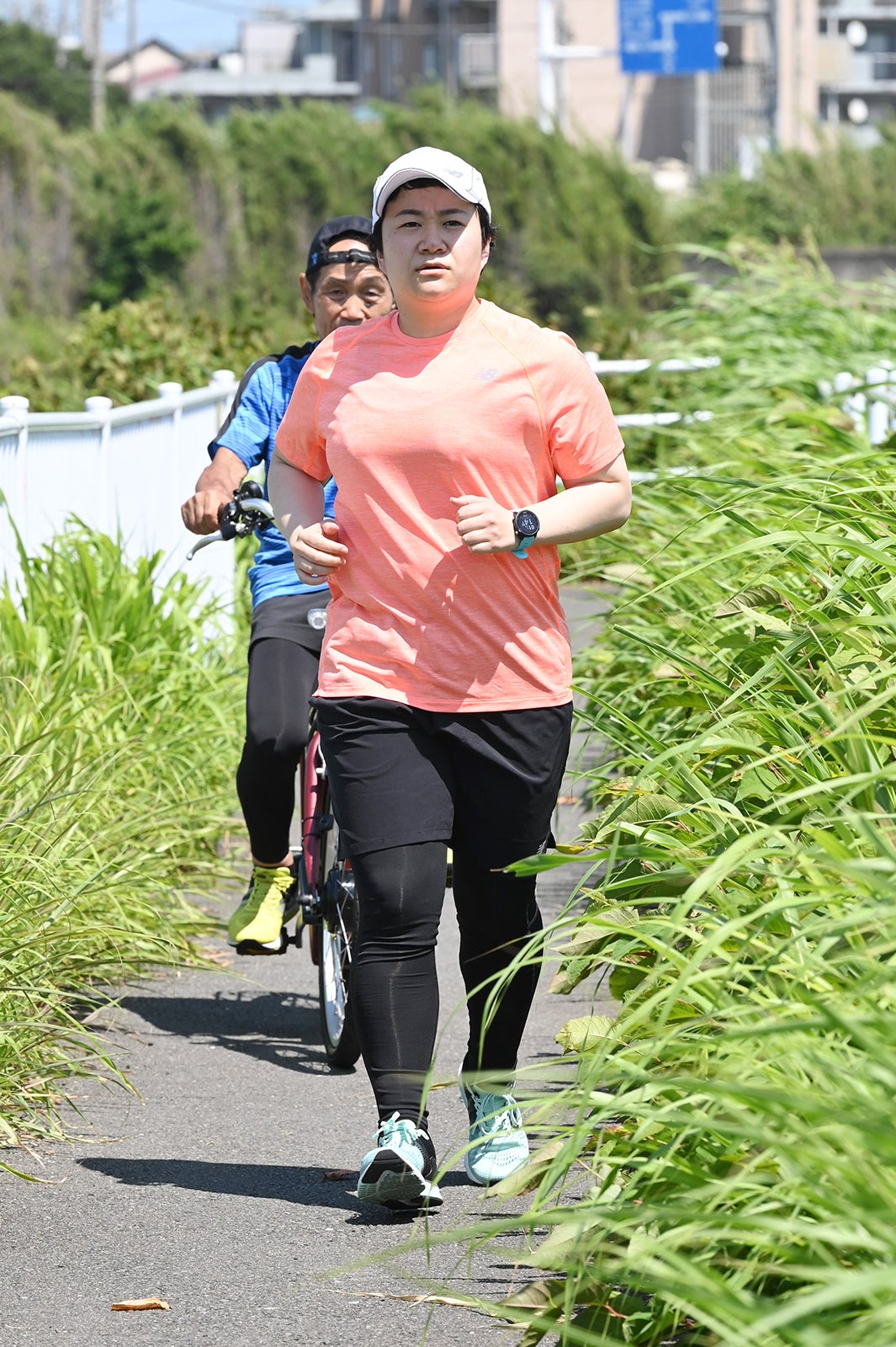 練習中の近藤春菜（C）日本テレビ