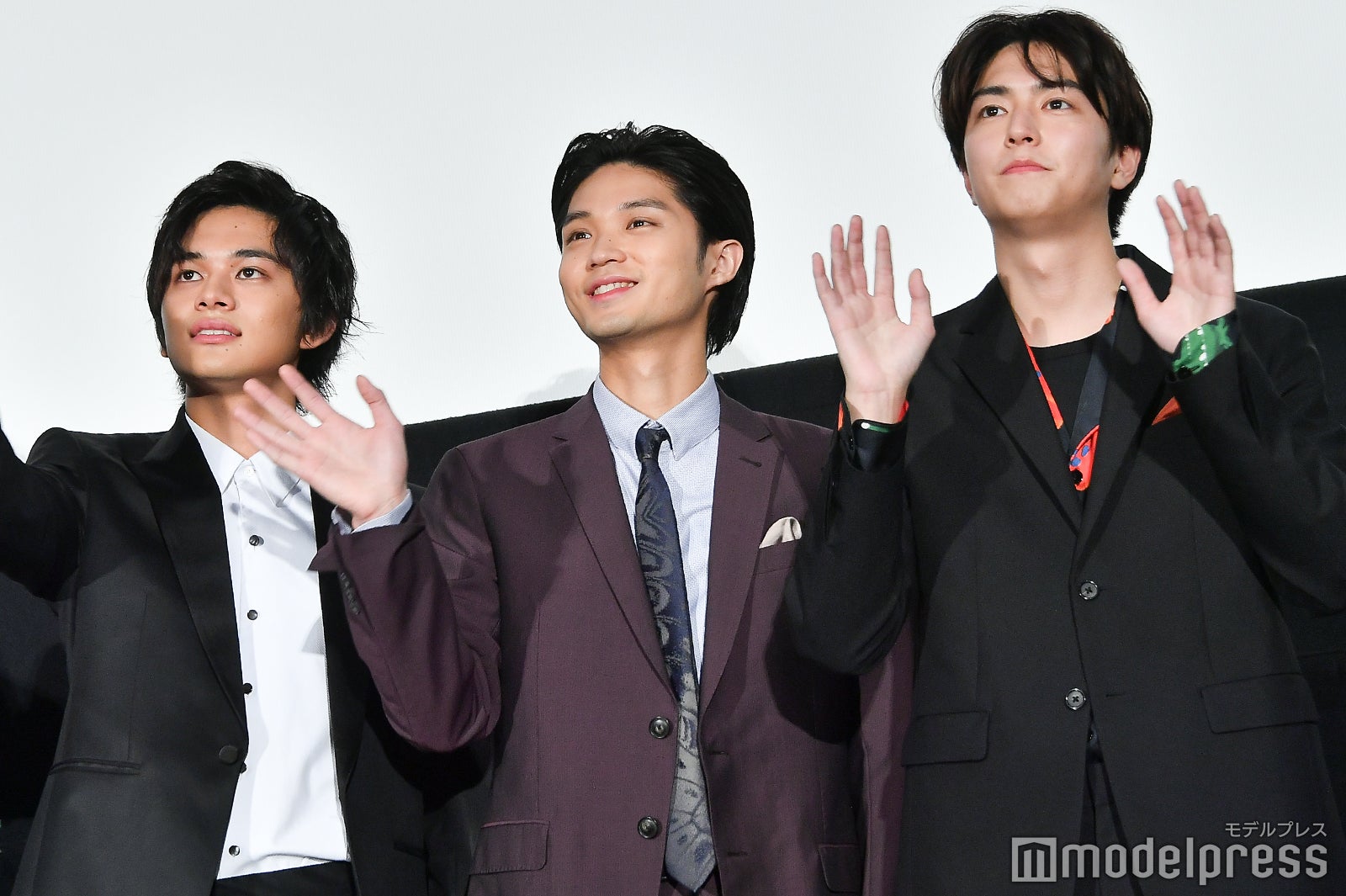 （左から）北村匠海、磯村勇斗、稲葉友 （C）モデルプレス