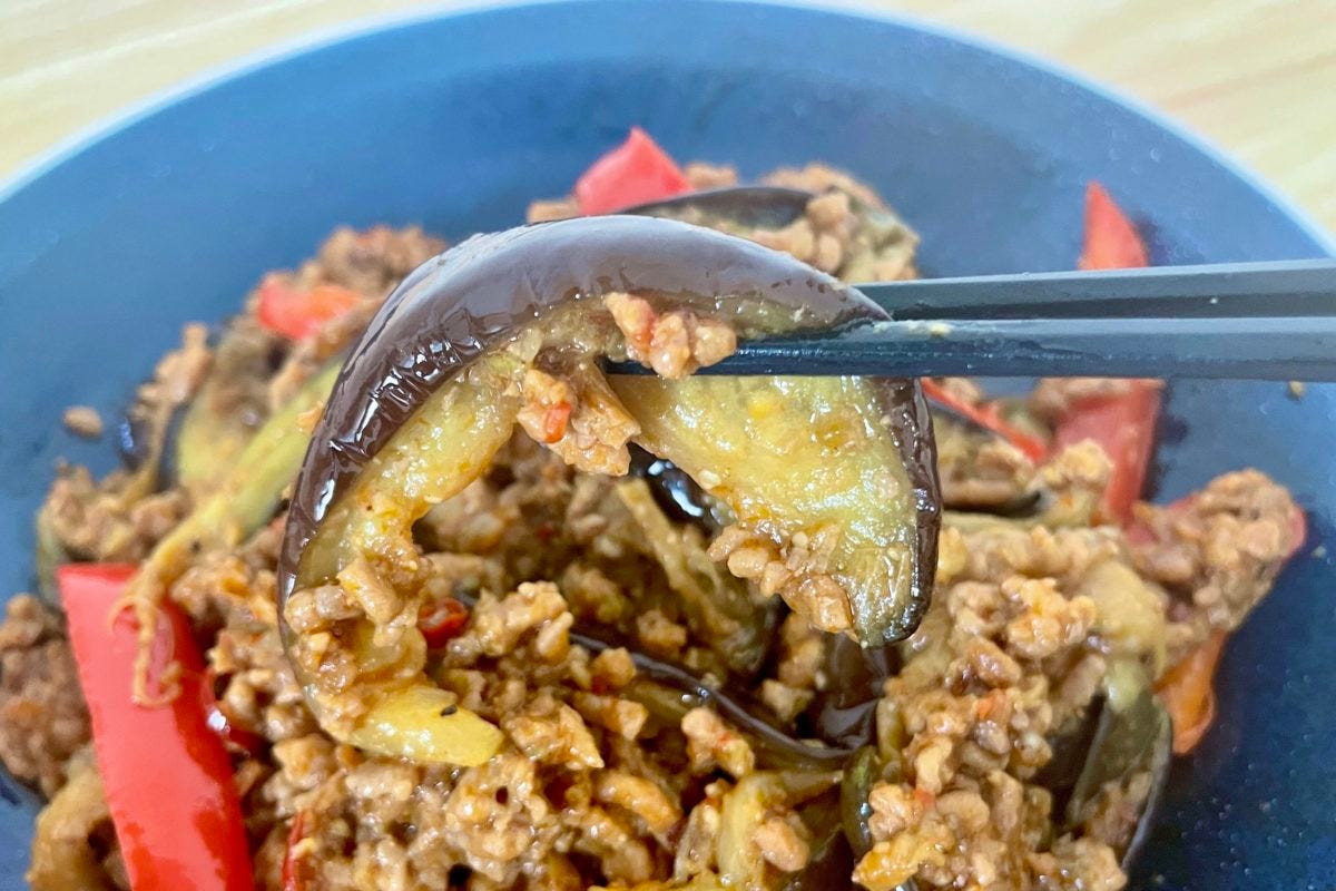 ヒルナンデス・カレーみそマーボーなす