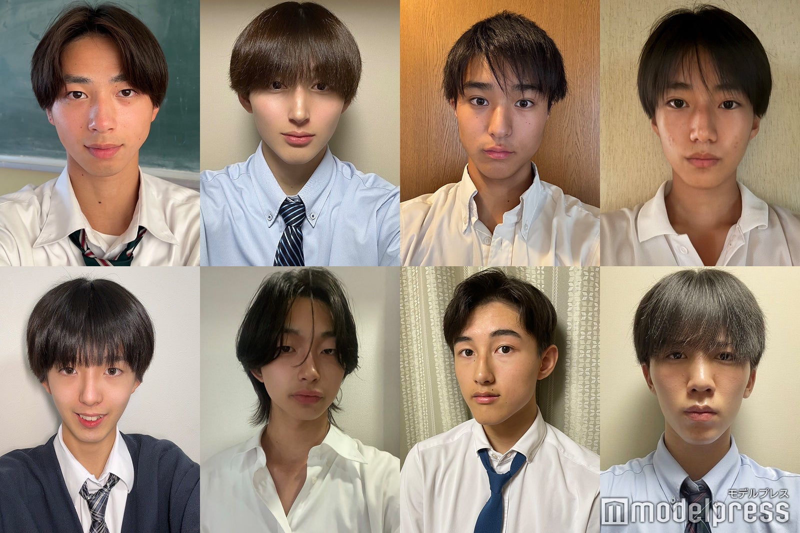 「男子高生ミスターコン2025」関西エリア候補者（一部）
