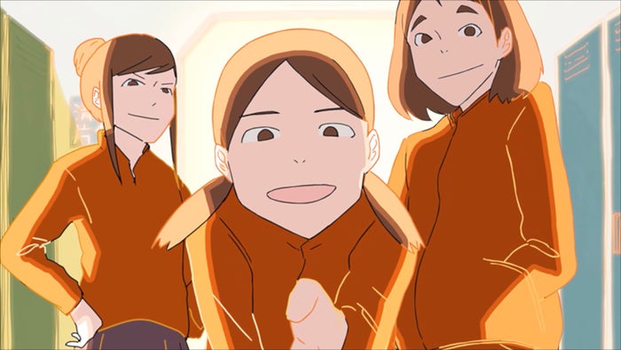 乃木坂46「僕は僕を好きになる」アニメ版MVより(提供写真)