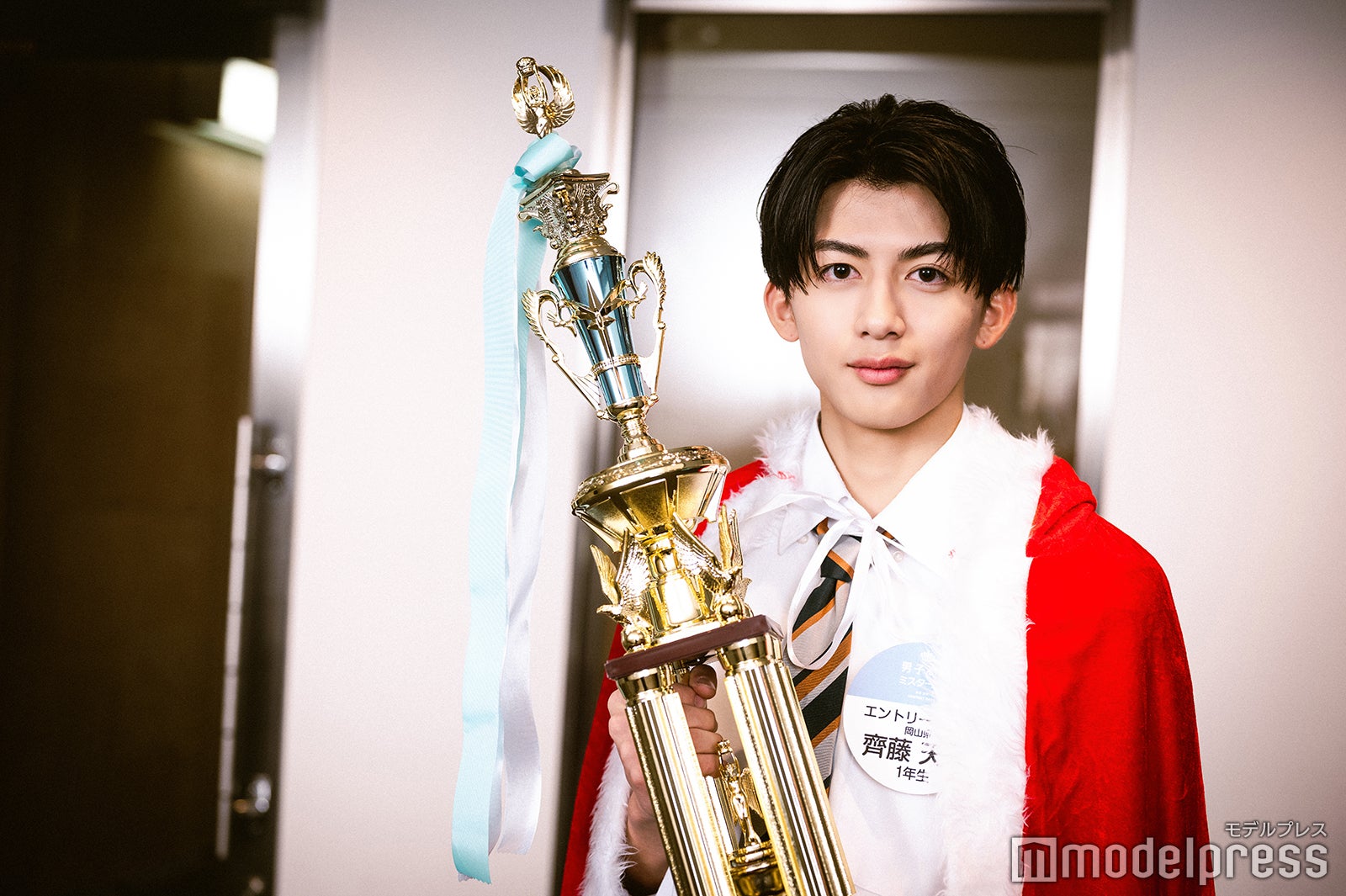 「高一ミスターコン2024」グランプリ・齊藤天彦（C）モデルプレス