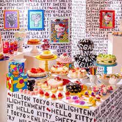 ハローキティ in スイーツ・ギャラリー/画像提供:ヒルトン東京