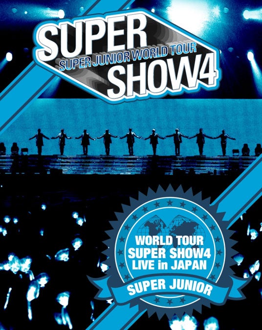 「SUPER JUNIOR WORLD TOUR SUPER SHOW4 LIVE in JAPAN」2012年10月31日発売【初回限定プレミアム・パッケージ盤】Blu-ray3枚組