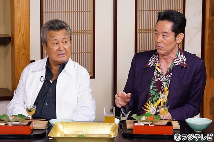 梅宮辰夫、山下真司(C)フジテレビ