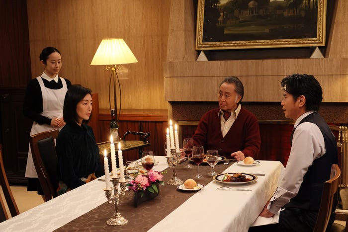 木村多江、北大路欣也、萩原聖人「厨房のありす」第4話より(C)日本テレビ