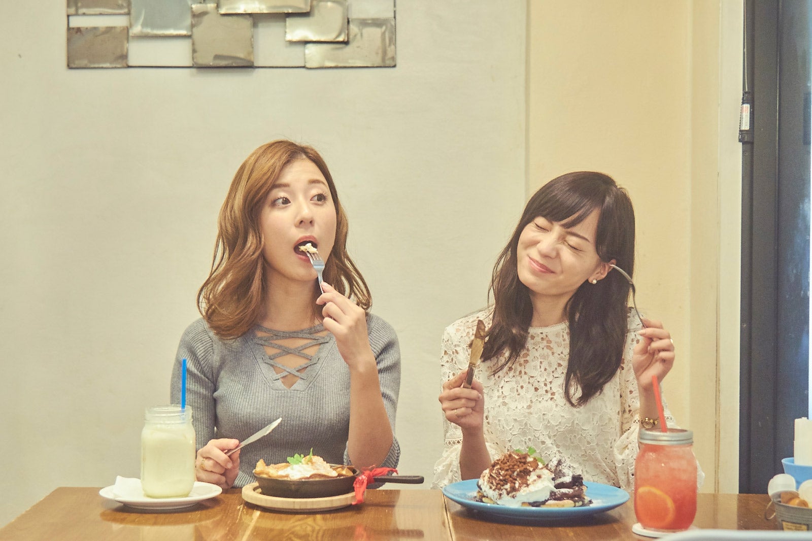 美味しいだけじゃなく、SNS映えもばっちりのデザート。大満足なひととき！（C）モデルプレス