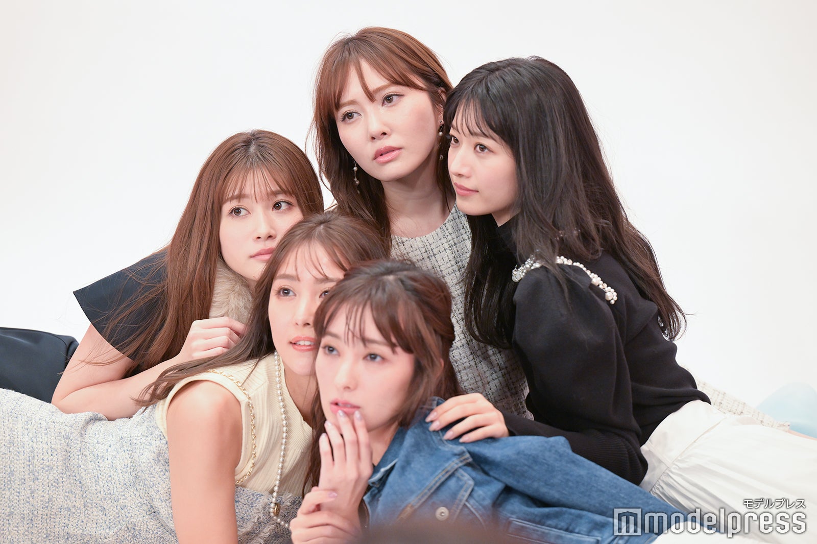 生見愛瑠、石川恋、加藤史帆、宮本茉由、小室安未／「CanCam 40th Birthday Night Vol.2」イベント本編より（C）モデルプレス