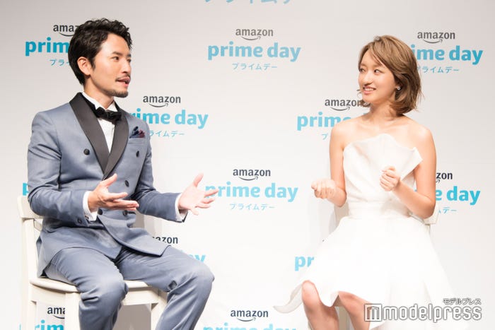 小柳津林太郎&倉田茉美、仲睦まじくトーク(C)モデルプレス