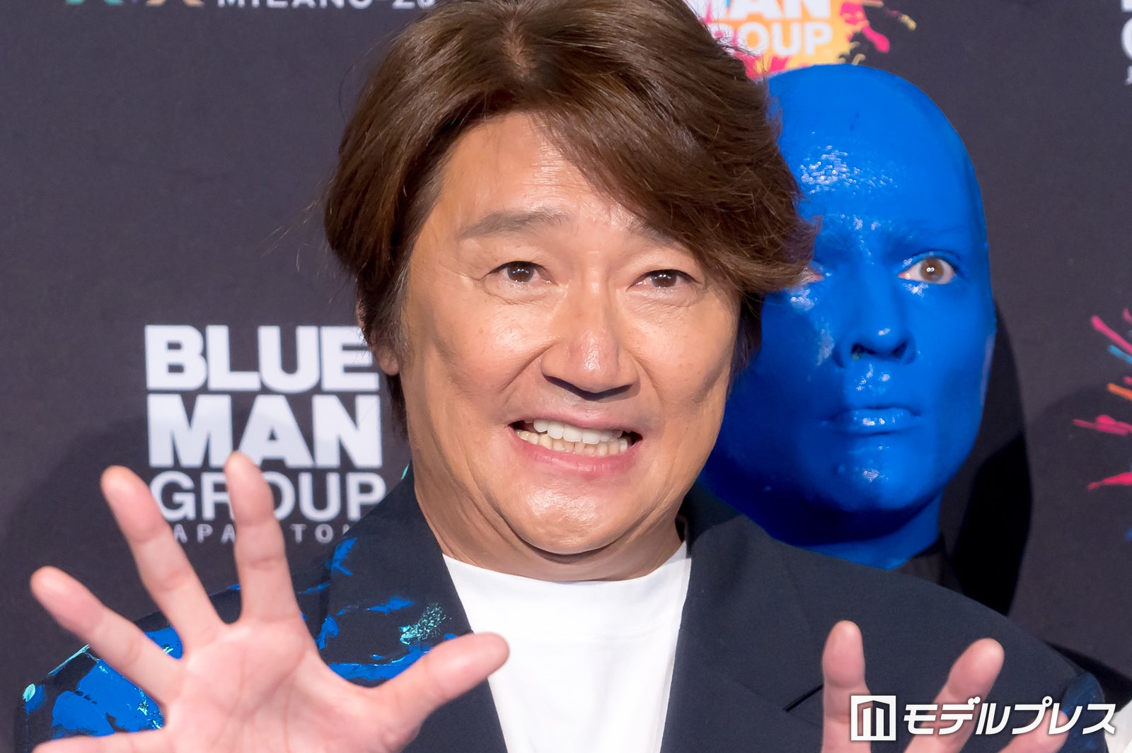 近藤真彦、ブルーマンの舞台に感動 コスチューム挑戦に意欲「1回やってみたい」