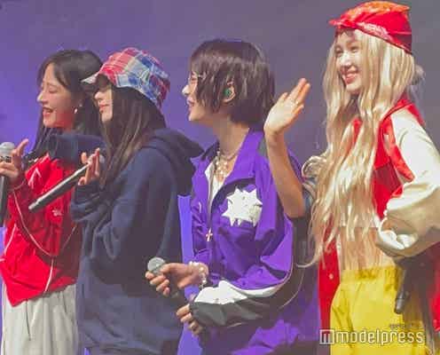 NewJeans、日本デビュー決定後初来日 ヘイン欠席も4人で堂々パフォーマンス<Coke STUDIO Live>