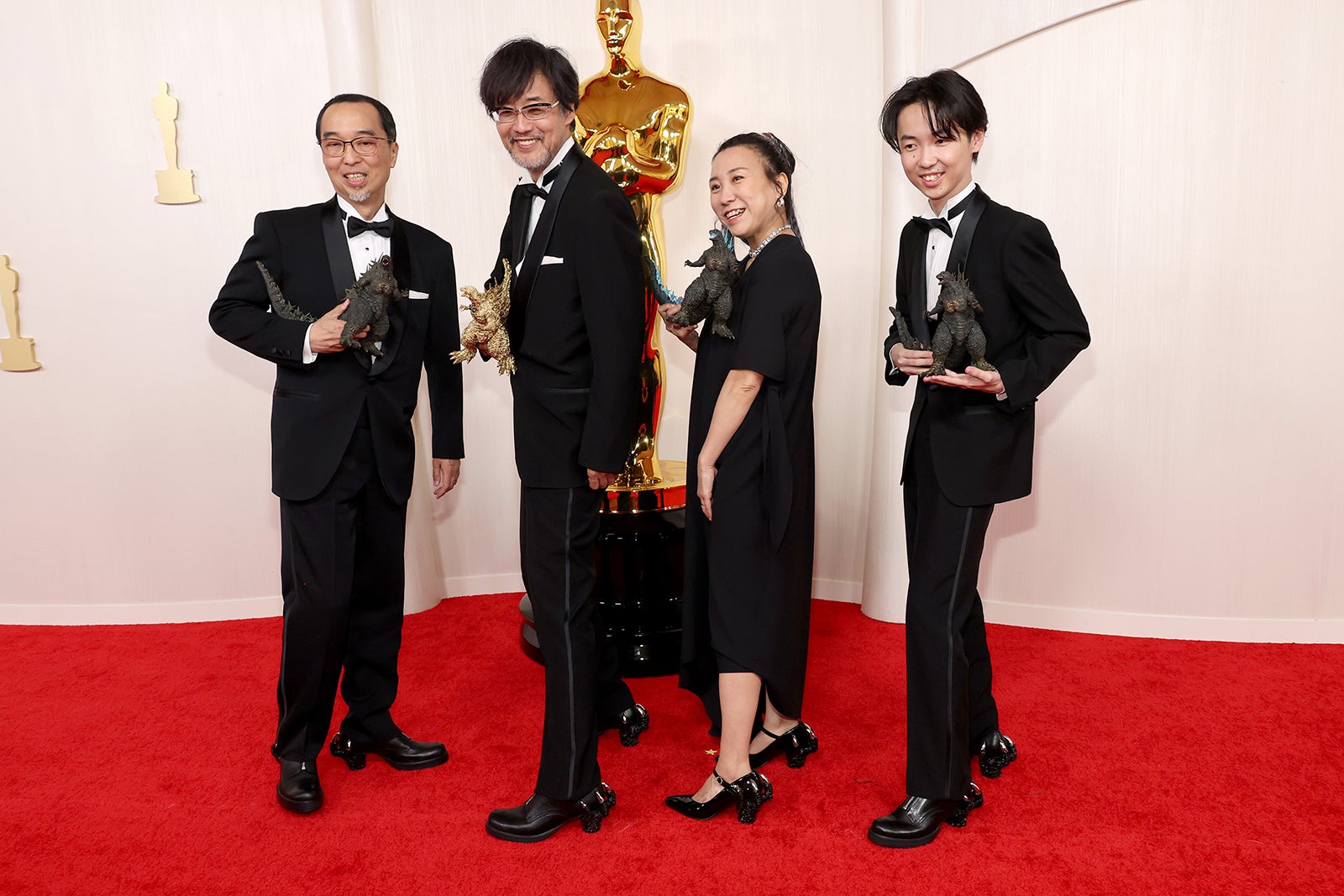 高橋正紀、山崎貴監督、渋谷紀世子、野島達司／photo by Getty Images