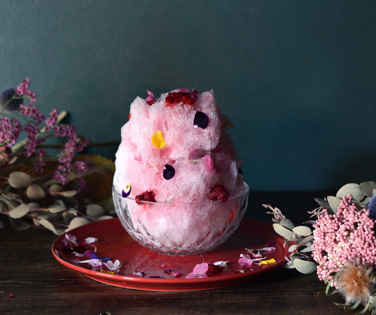 お花のかき氷／画像提供：横浜赤レンガ倉庫