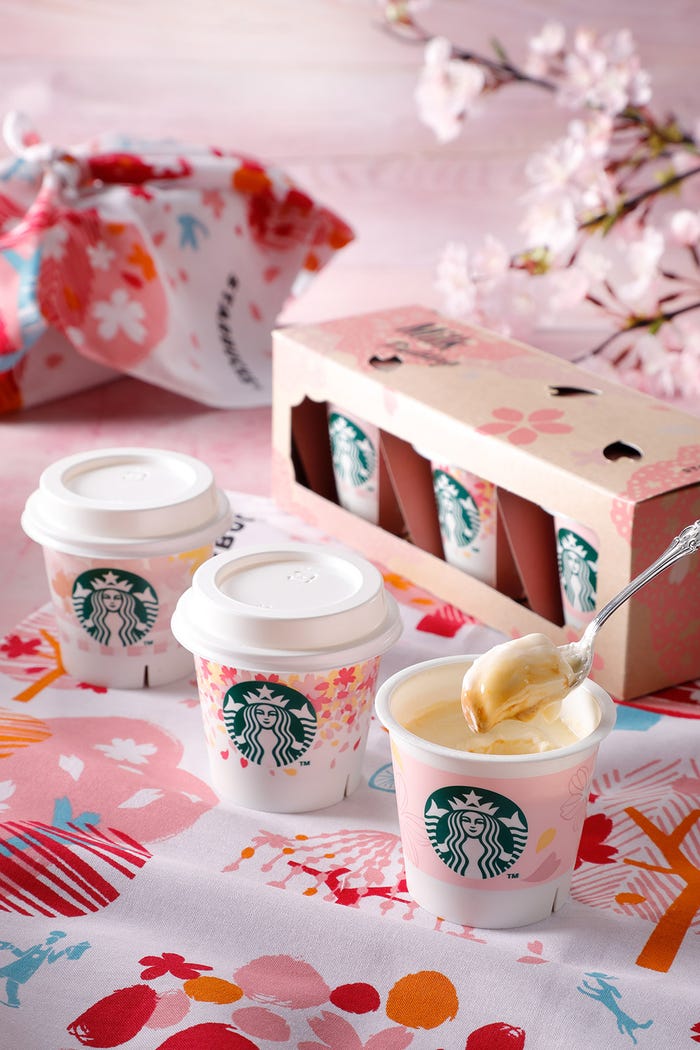 ミルクプリン さくらアソート/画像提供:スターバックスコーヒージャパン