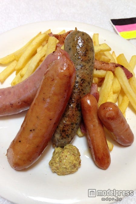 「ジャーマンフランク盛り合わせ」¥1,000