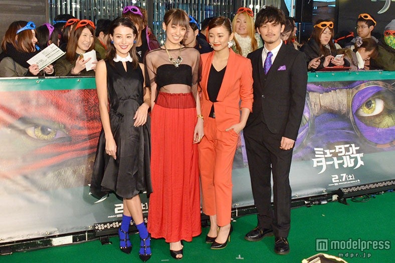 （左から）山本優希、南明奈、宮城舞、宮城大樹