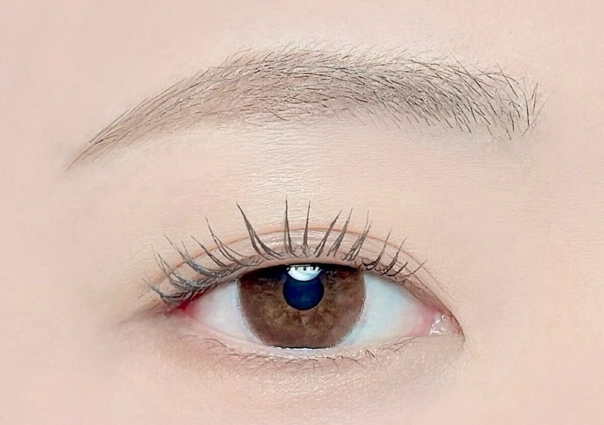 アイブロウメイク完成 アイブロウメイク完成