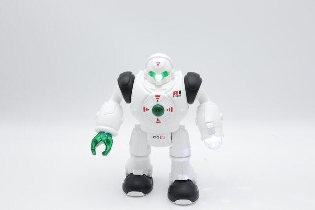 ダイソー　電動ロボット　デザイン
