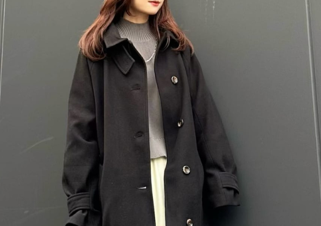 冬の主役はやっぱり「黒ロングコート」！おしゃれに見えて着やせもできる♡アウターコーデ5選