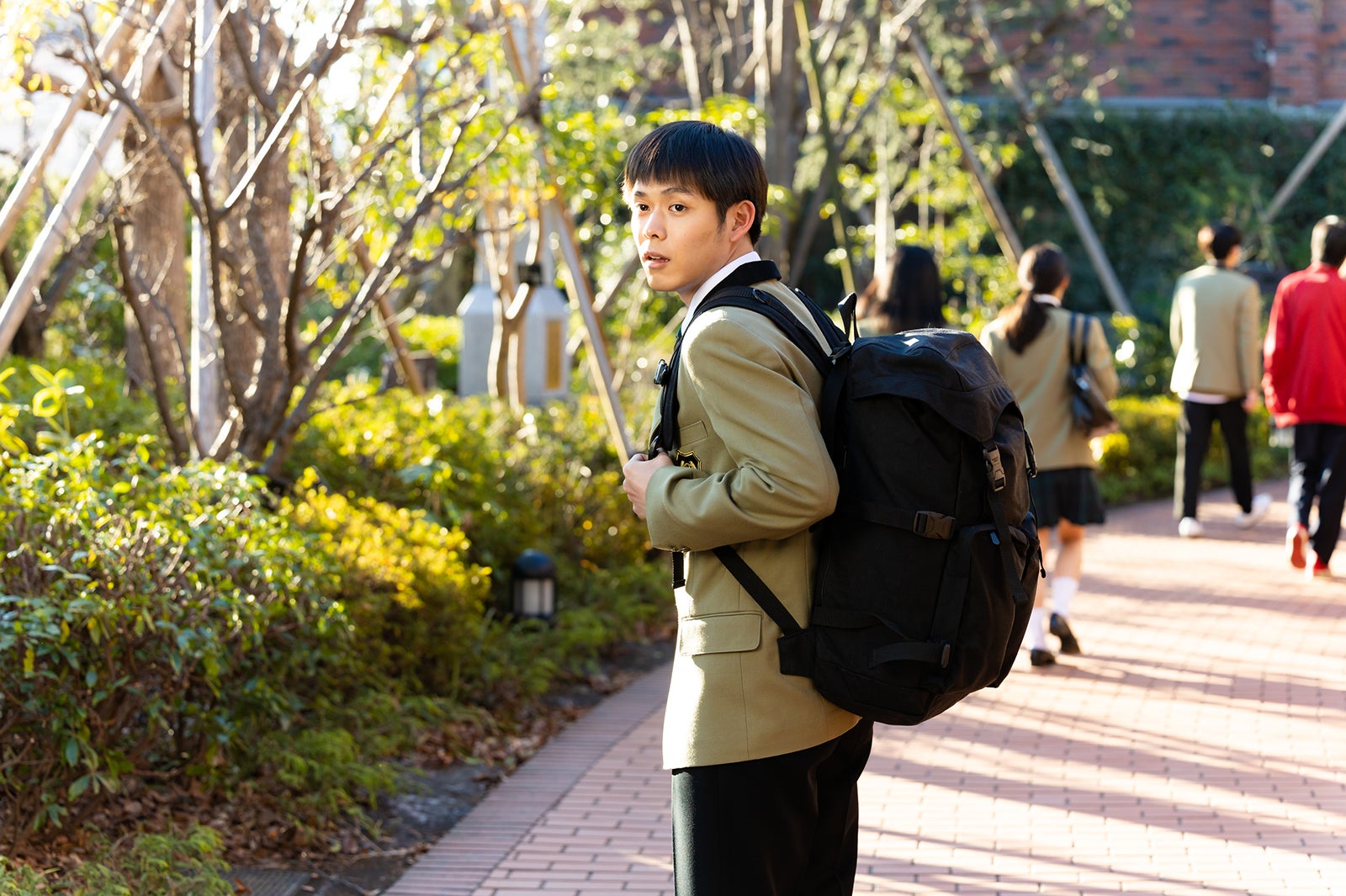 細田佳央太 「もしも、イケメンだけの高校があったら」より（C）テレビ朝日