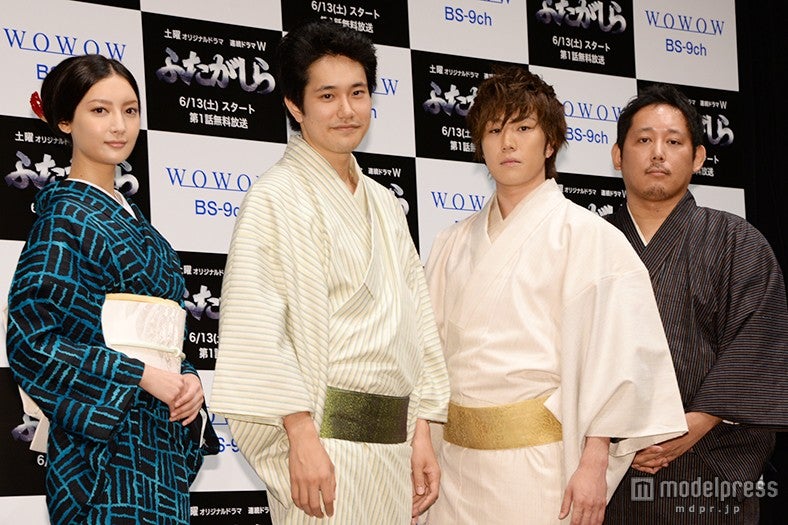 （左から）菜々緒、松山ケンイチ、早乙女太一、入江悠監督