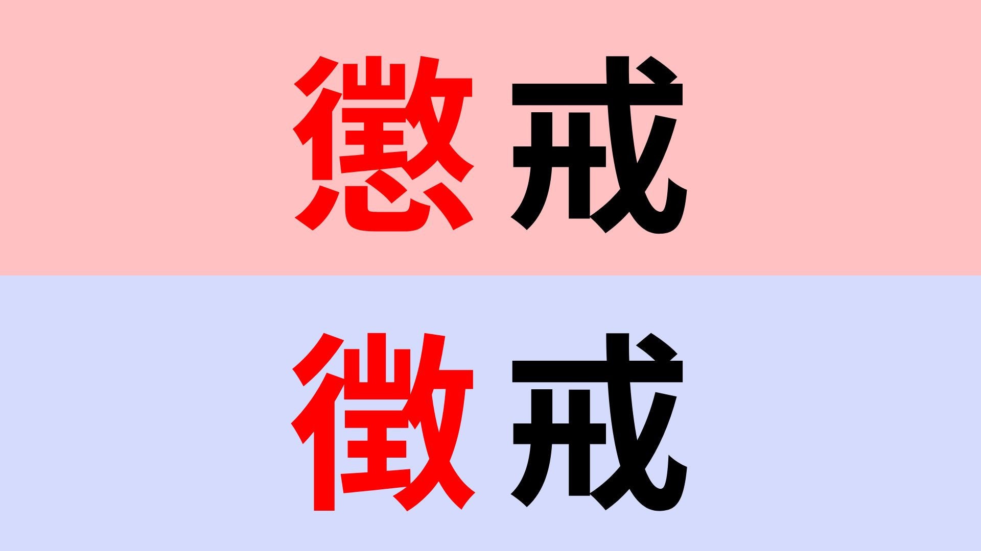 【漢字クイズ】「懲戒」or「徴戒」正解はどっち？ニュースで見たことあるはず！
