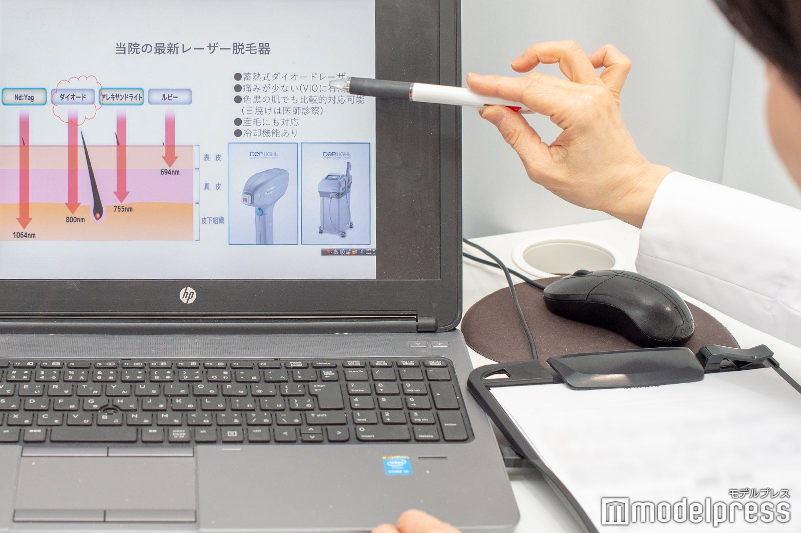 医療脱毛のレーザー機器は4種類（C）モデルプレス