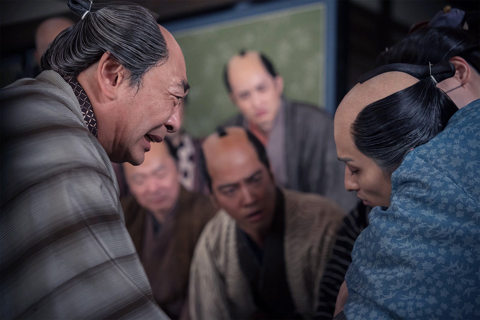 高橋克実、横浜流星「べらぼう～蔦重栄華乃夢噺～」最終話（C）NHK