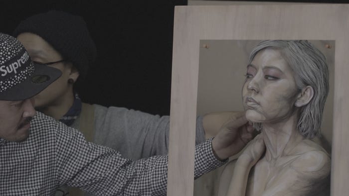 宮脇咲良・WEBムービー 「絵画に隠されたヒミツ」(提供写真)