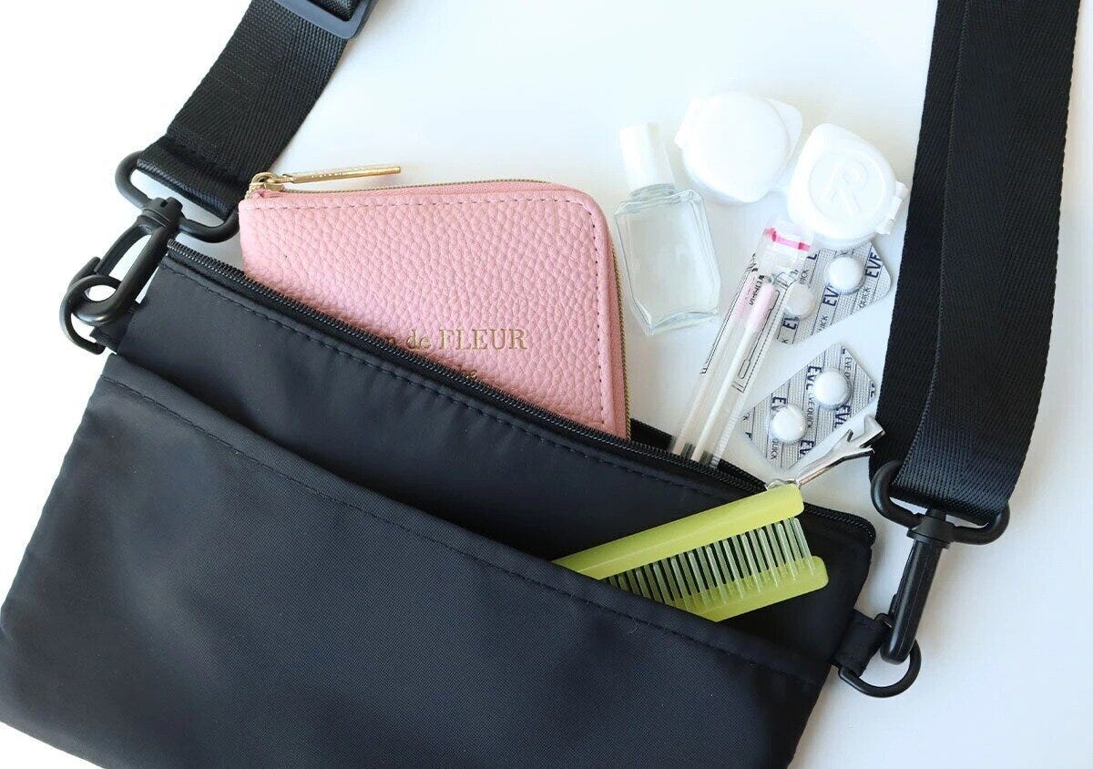 JTB完全監修　旅がもっと楽しくなる！オールシーズン使える3層バッグサコッシュ