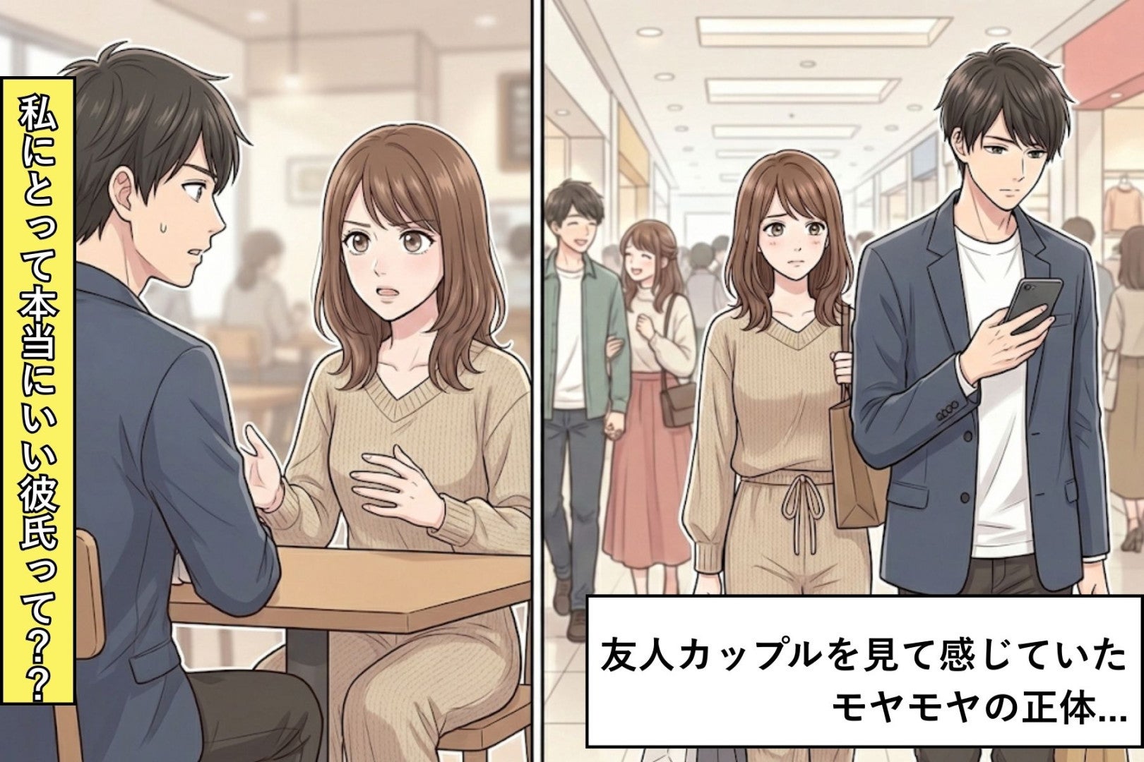 友人カップルを見て「いい彼氏ってこういうことか」→自分の彼との違いに気づいた話