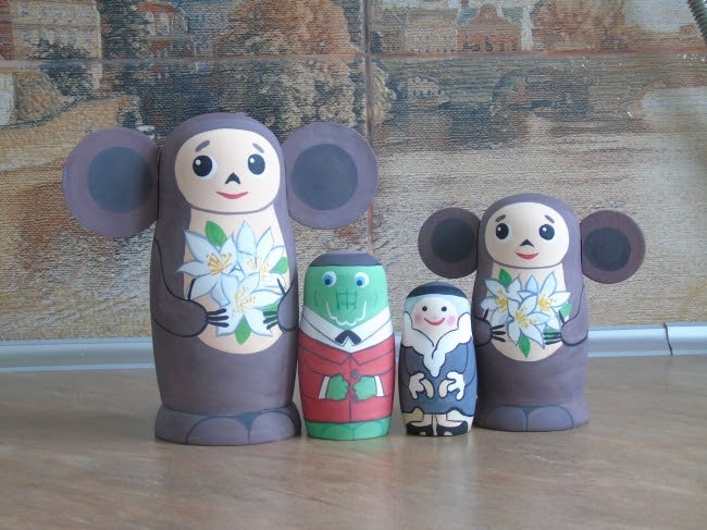 ＜数量限定＞【チェブラーシカのマトリョーシカ】  16,200円／画像提供：パルコ