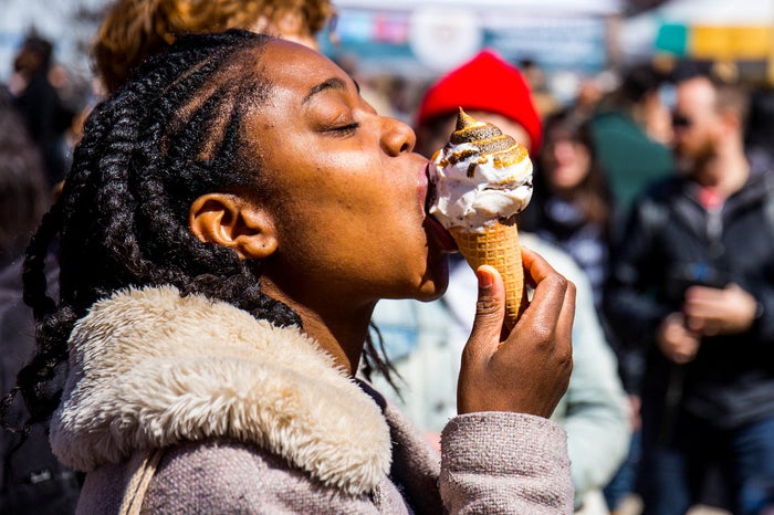 ユニークなアイスクリーム／画像提供：スモーガスバーグさいたま新都心実行委員会