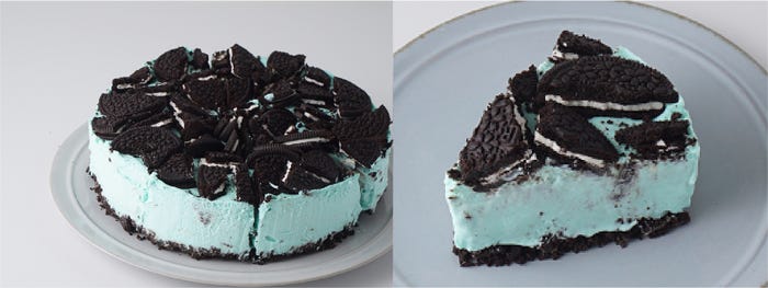 「ミントチーズケーキ」」¥680(税込)(提供画像)