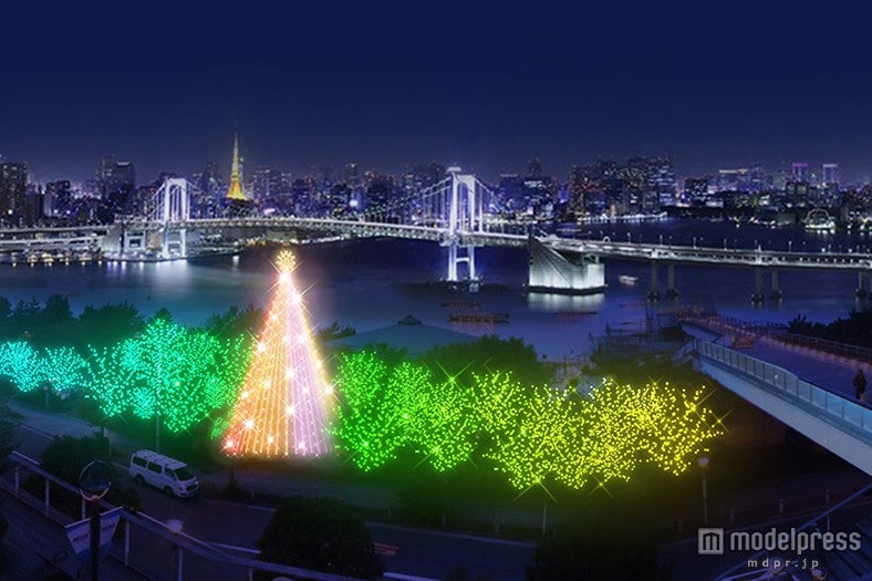 お台場にアジア初“屋外参加型”イルミネーションが誕生