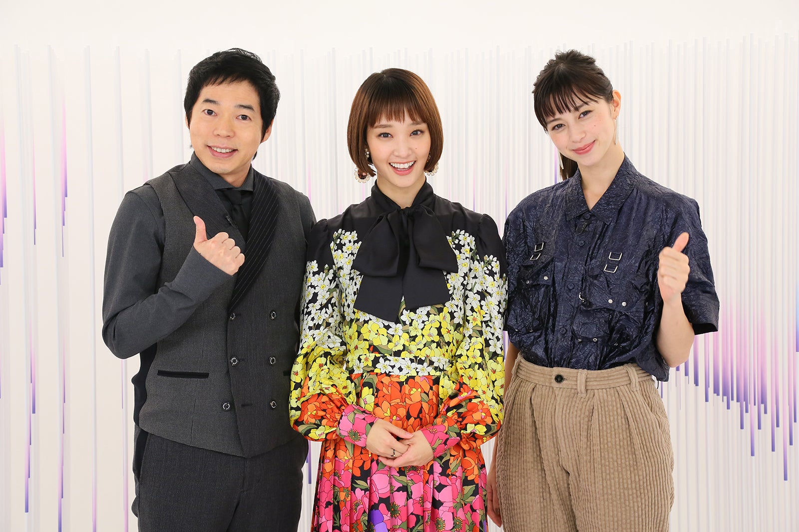 今田耕司、剛力彩芽、中条あやみ（C）日本テレビ