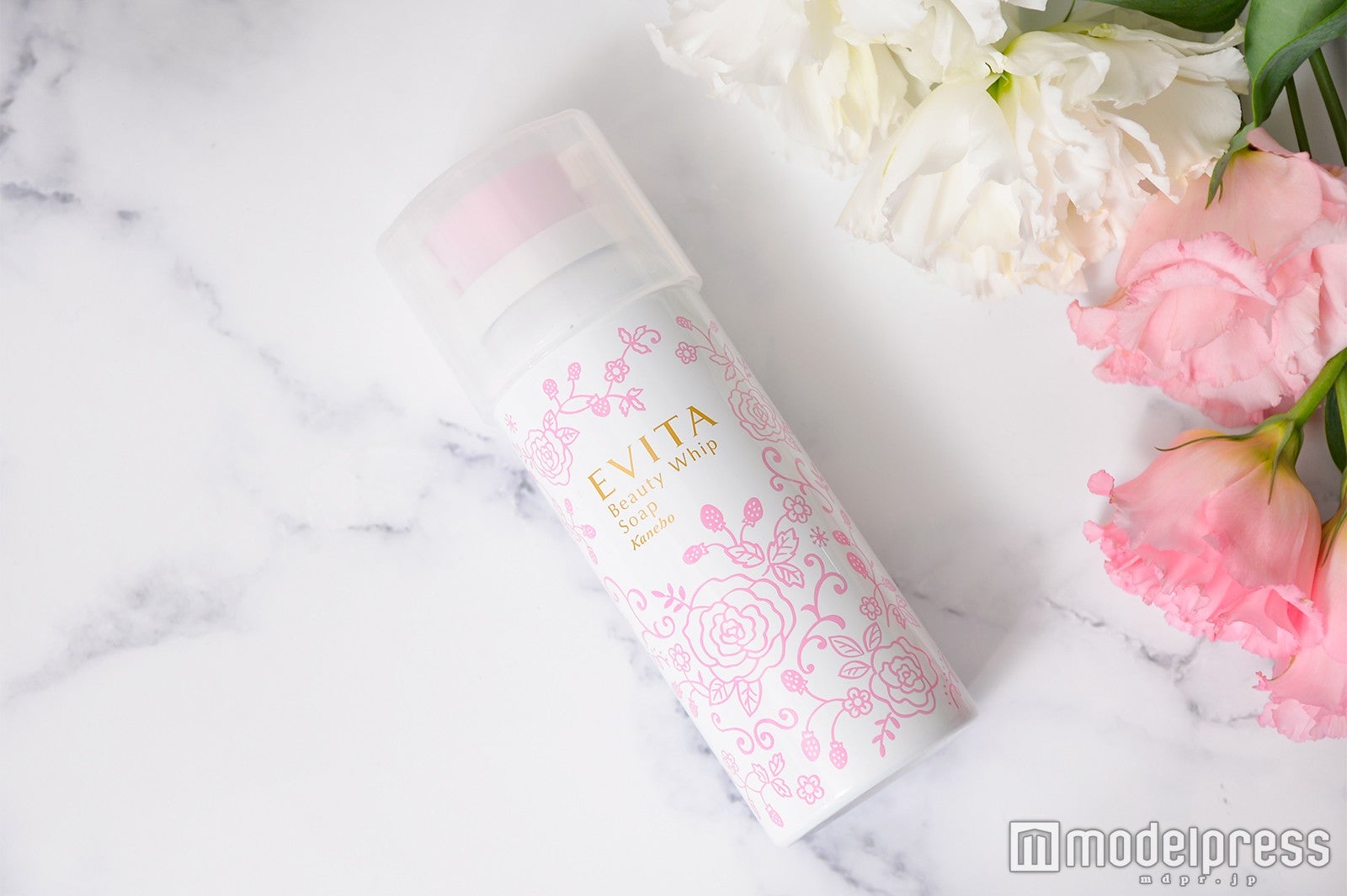エビータ　ビューティホイップソープ（ローズ＆ストロベリーの香り） （C）モデルプレス