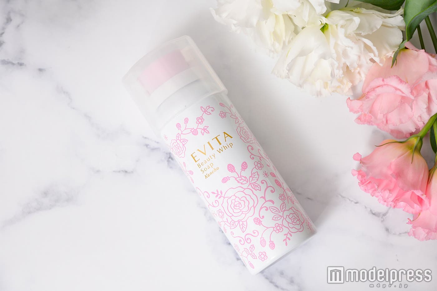 エビータ ビューティホイップソープ(ローズ&ストロベリーの香り) (C)モデルプレス