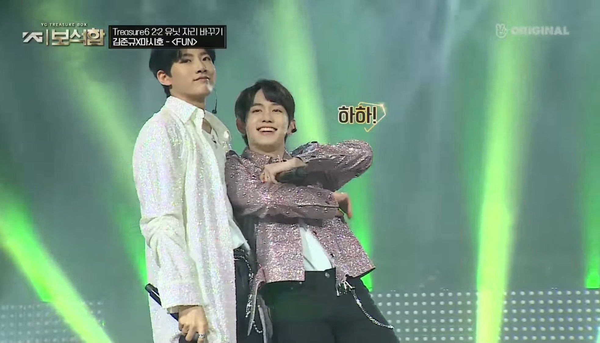 キム・ジュンギュ＆マシホ  ／「YG宝石箱」公式YouTubeより