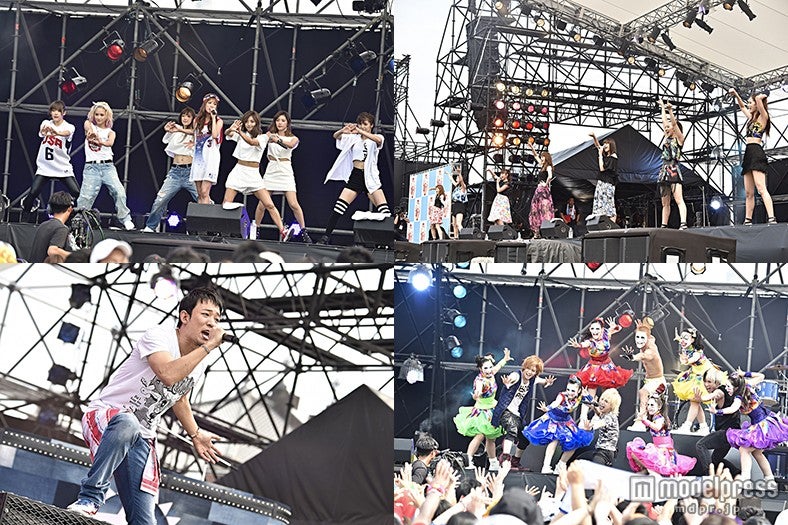 Happiness＆Flowerら競演　金爆×しゃちほこ白塗りコラボも／PHOTO：KEIKO TANABE【モデルプレス】