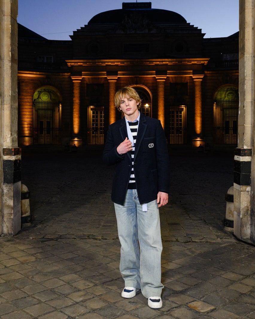 「ヴァレンティノ2024－25年秋冬メンズコレクション」（Photo Valentino SGP Italia ）