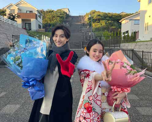 SixTONES京本大我「束の間の一花」藤原さくらとピースでクランクアップ「誇りに思っています」