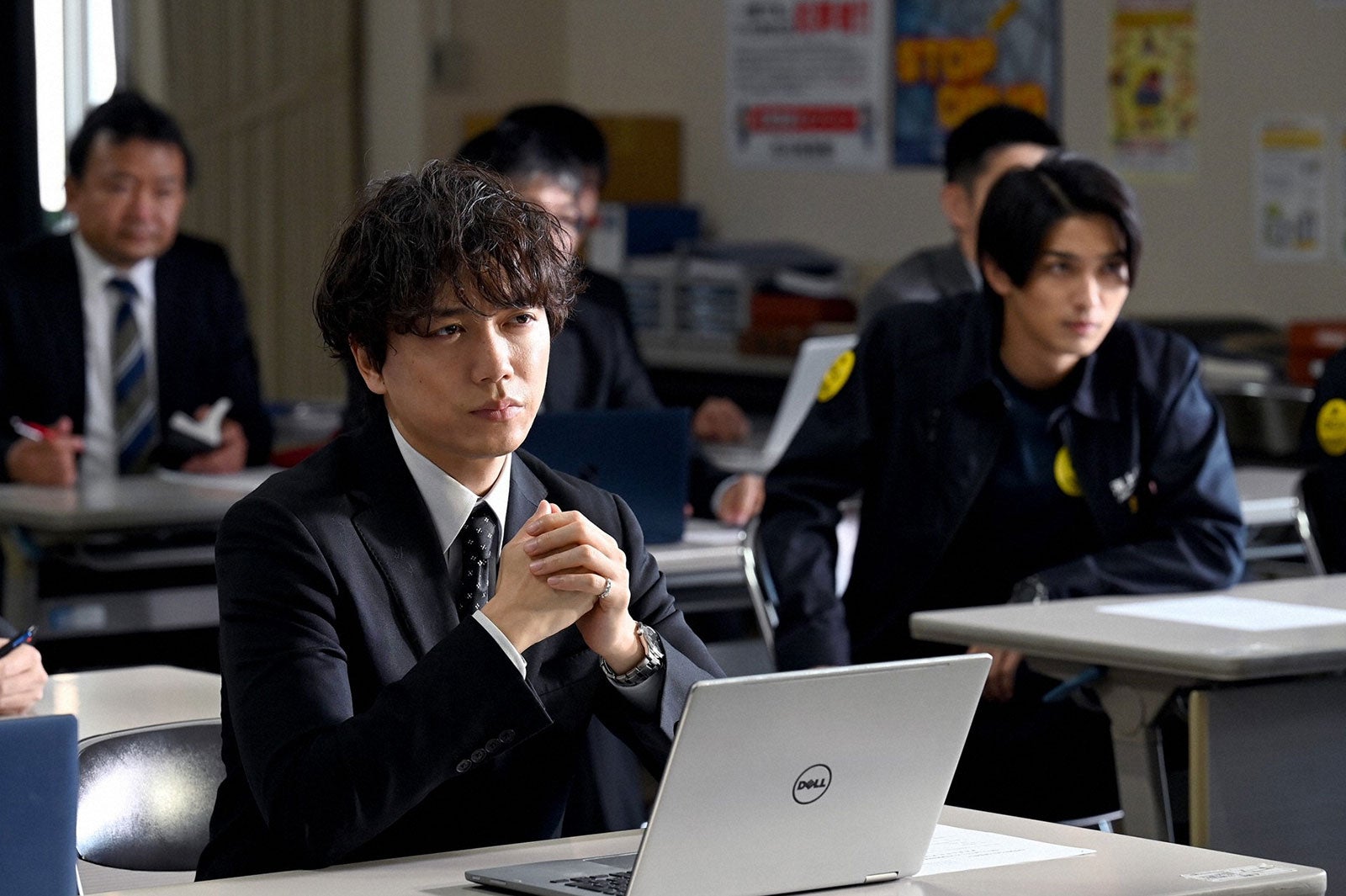 山崎育三郎、横浜流星／「DCU」第3話より（C）TBS 