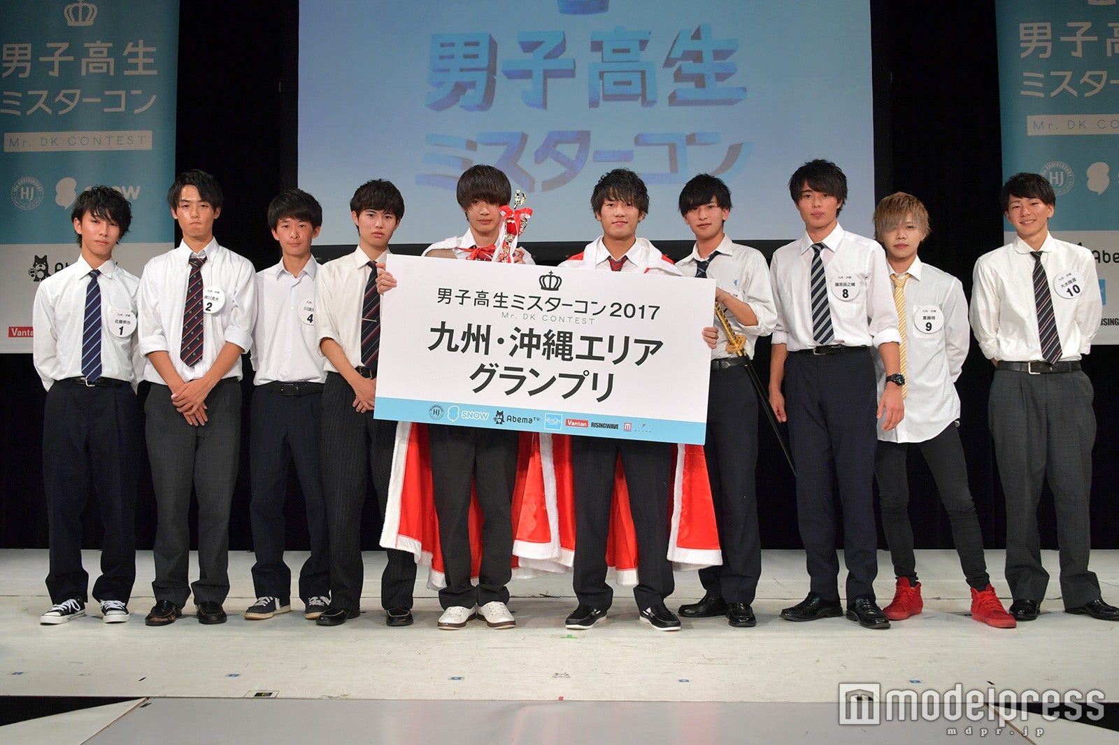 「男子高生ミスターコン2017」九州・沖縄地方ファイナリスト（C）モデルプレス