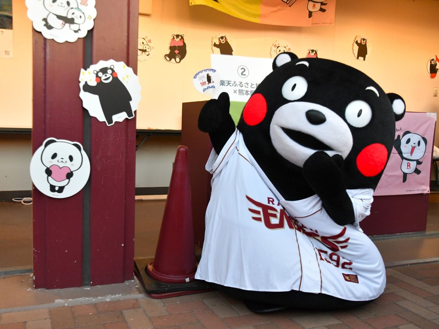 お買いものパンダとコラボ＝10月5日、宮城県仙台市