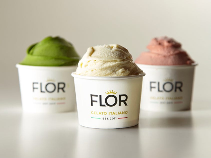 日本初上陸・伊ジェラート「フロア」大阪に出店、100種超から旬のフレーバー提供