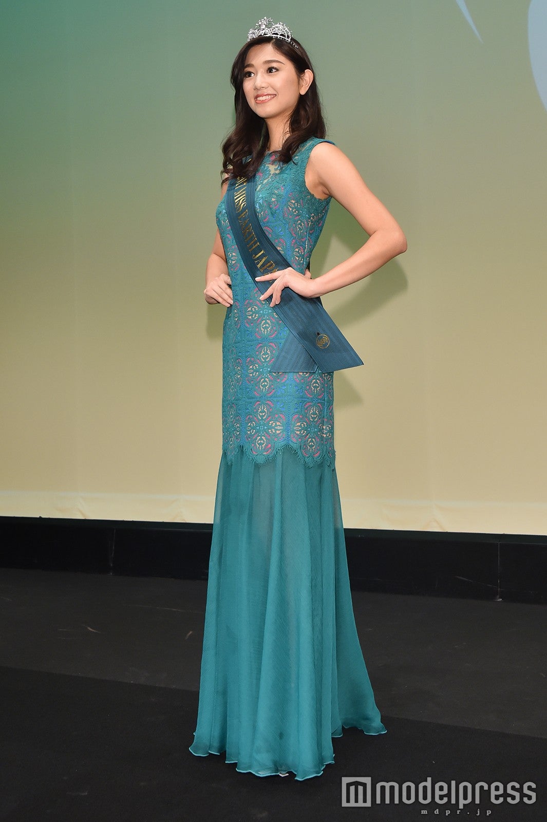 「2017ミス・アース・ジャパン」斎藤恭代さん （C）モデルプレス