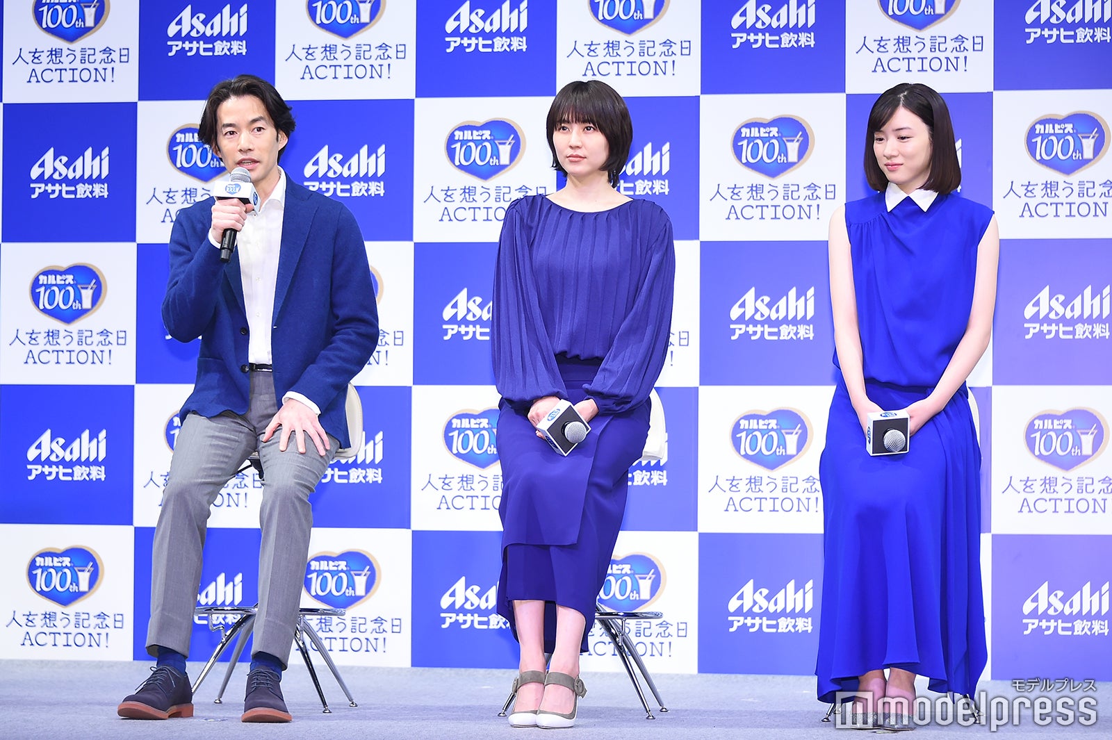 （左から）竹野内豊、長澤まさみ、永野芽郁（C）モデルプレス