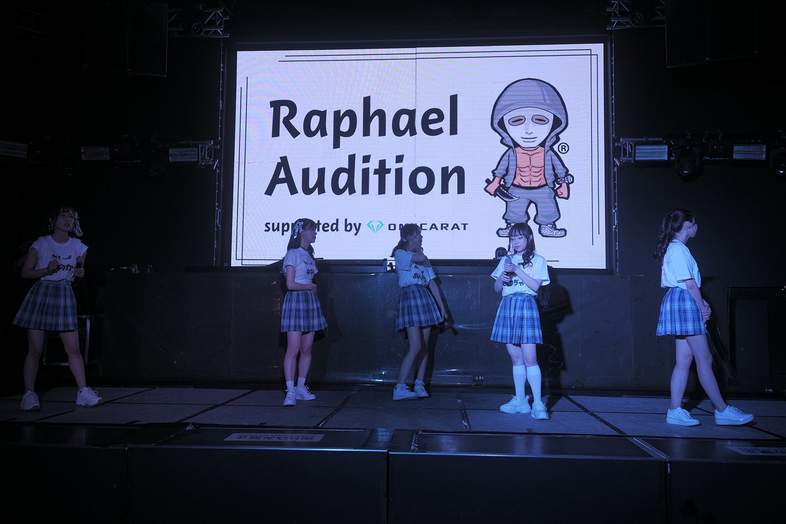 「ラファエルプロデュースアイドル」最終審査より（提供写真）