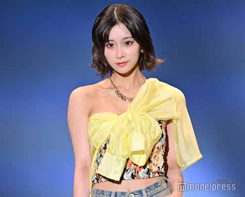 金子みゆ、大胆肩出し&ウエストチラ見せルックで夏先取り【超十代2024】